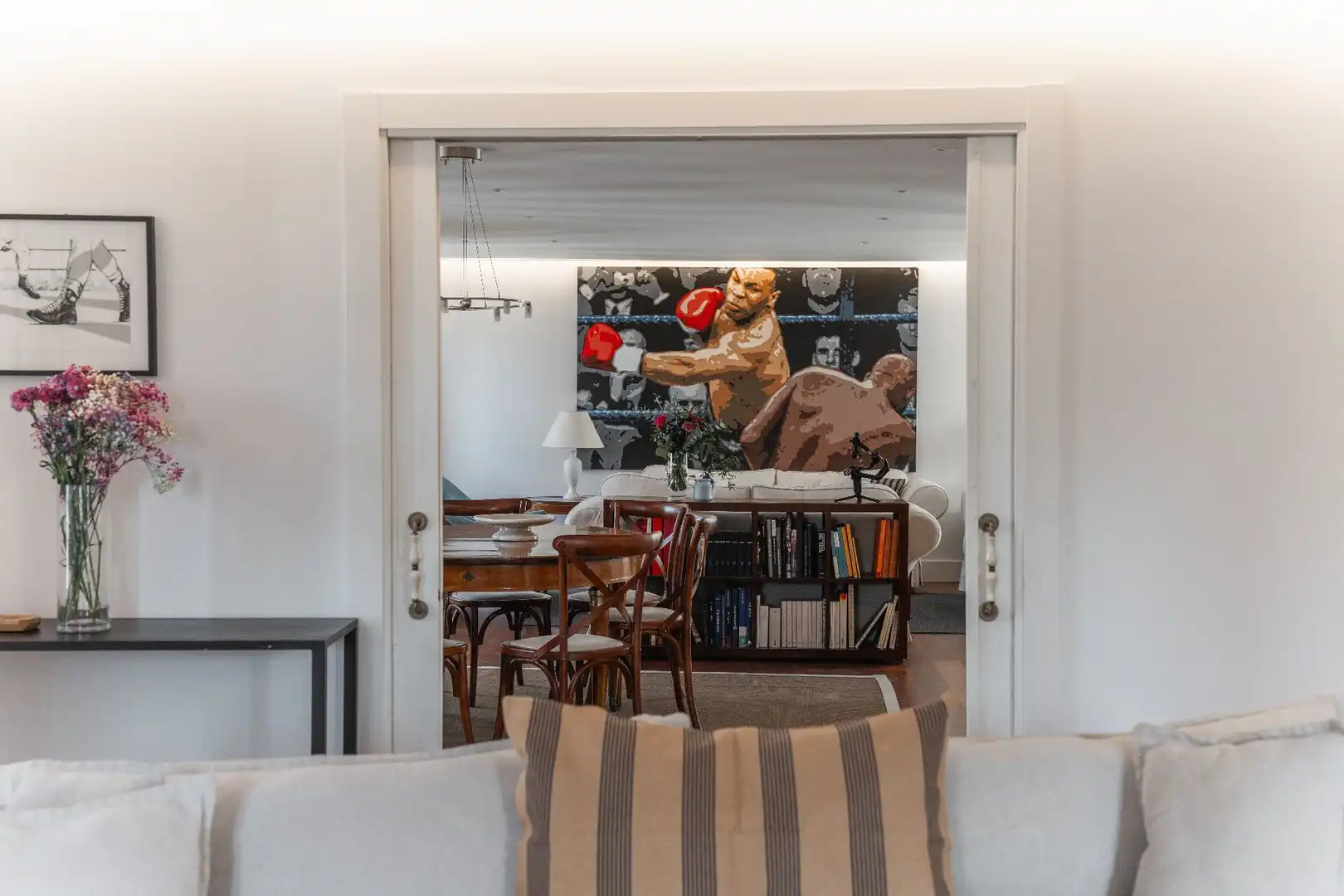 Wohnzimmer von Wohnung zur Miete in Madrid mit Klimaanlage und Heizung