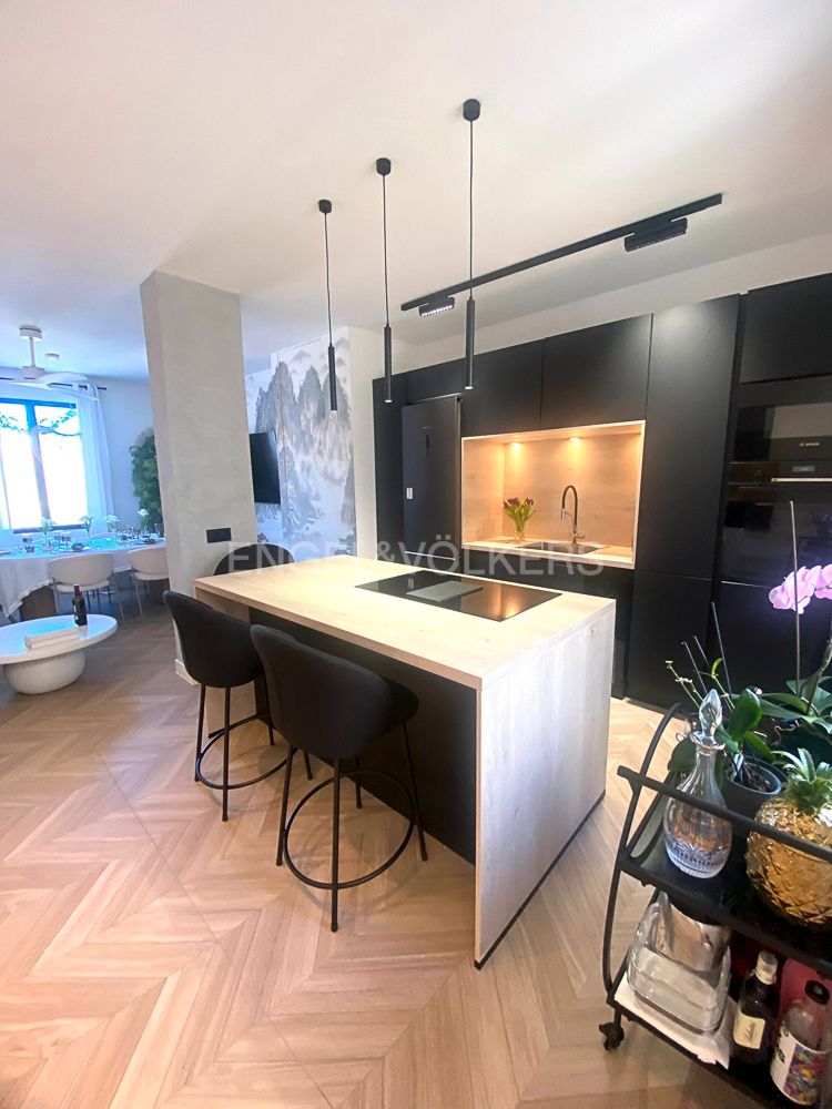 Kitchen of Apartment for sale in  Madrid Capital  with Air Conditioner and Heating