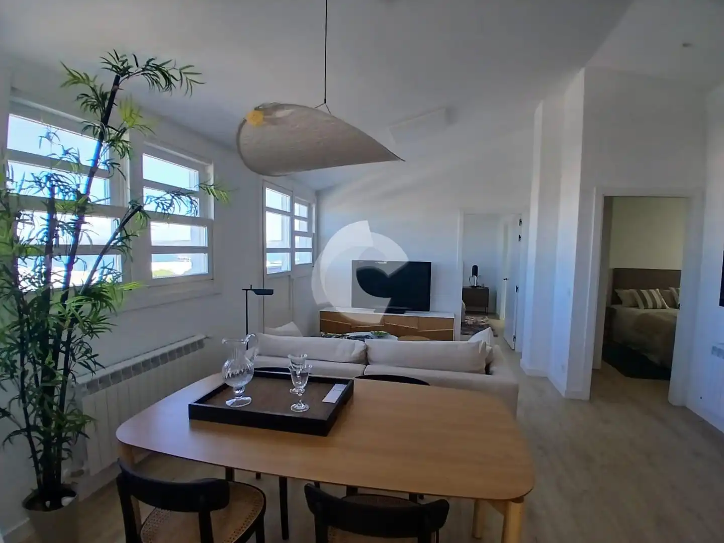 Sala d'estar de Pis en venda en A Coruña Capital  amb Calefacció i Terrassa