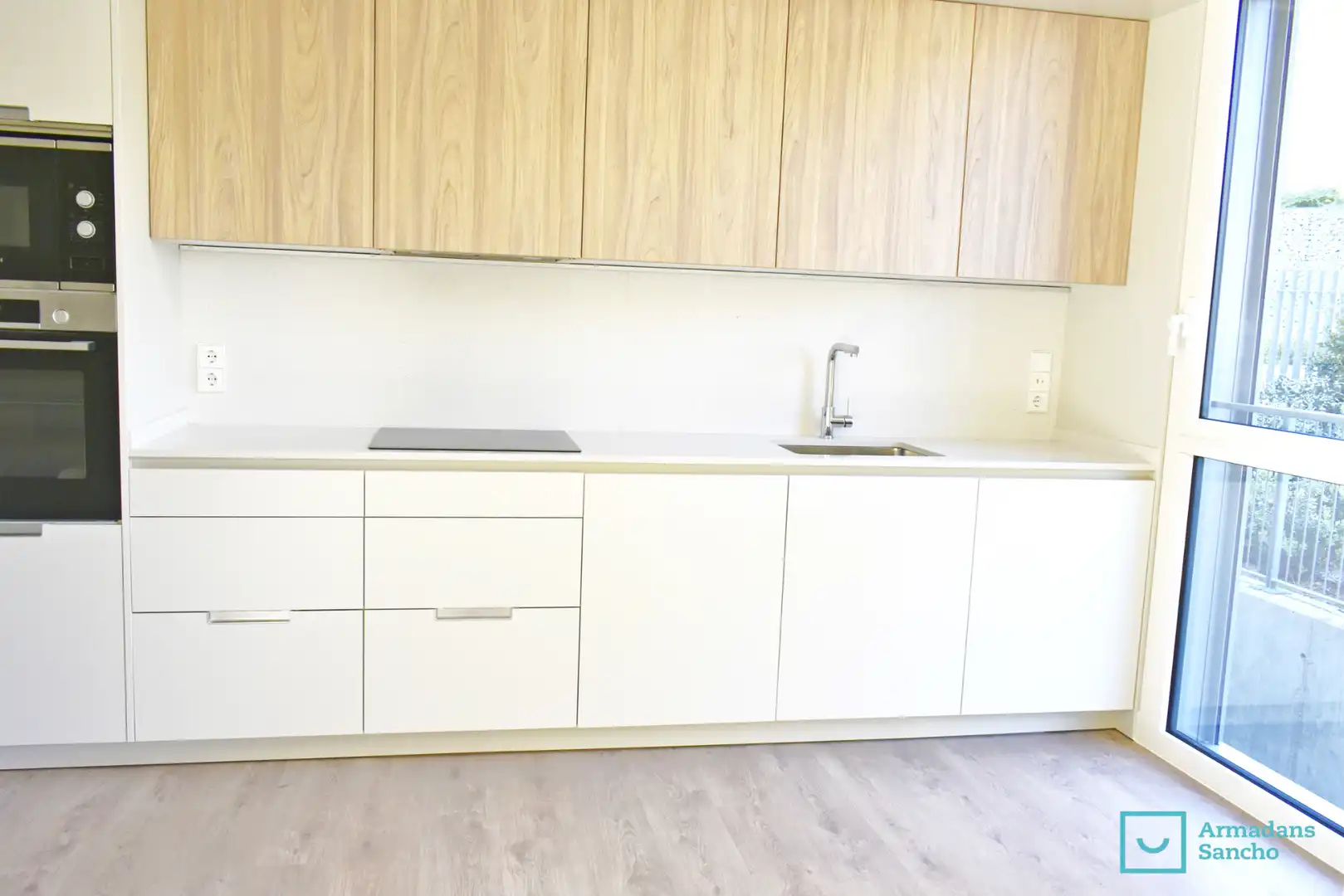 Cocina de Piso de alquiler en Tiana con Terraza