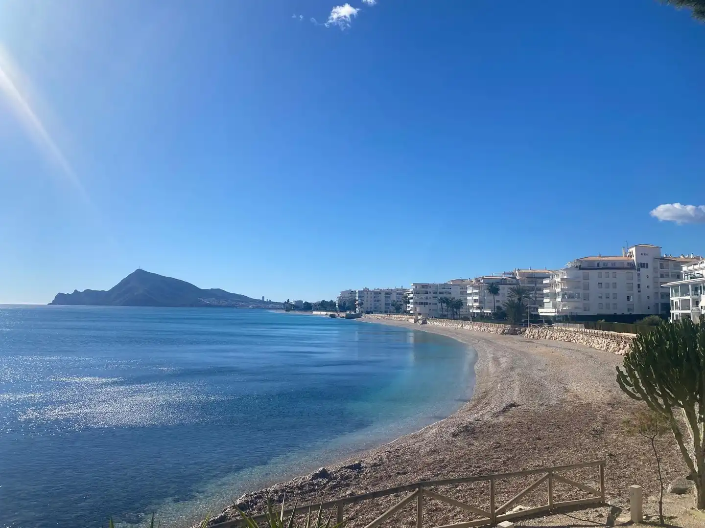 Außenansicht von Wohnung zum Verkauf in Altea mit Klimaanlage, Privatgarten und Terrasse