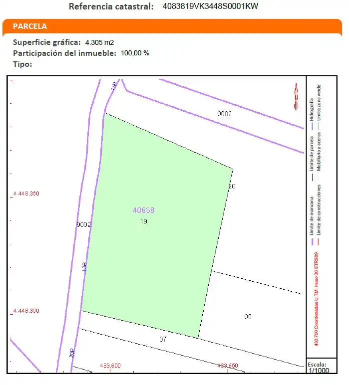 Rural land for sale in Calle Miguel Herrero Rgz Miñon 22