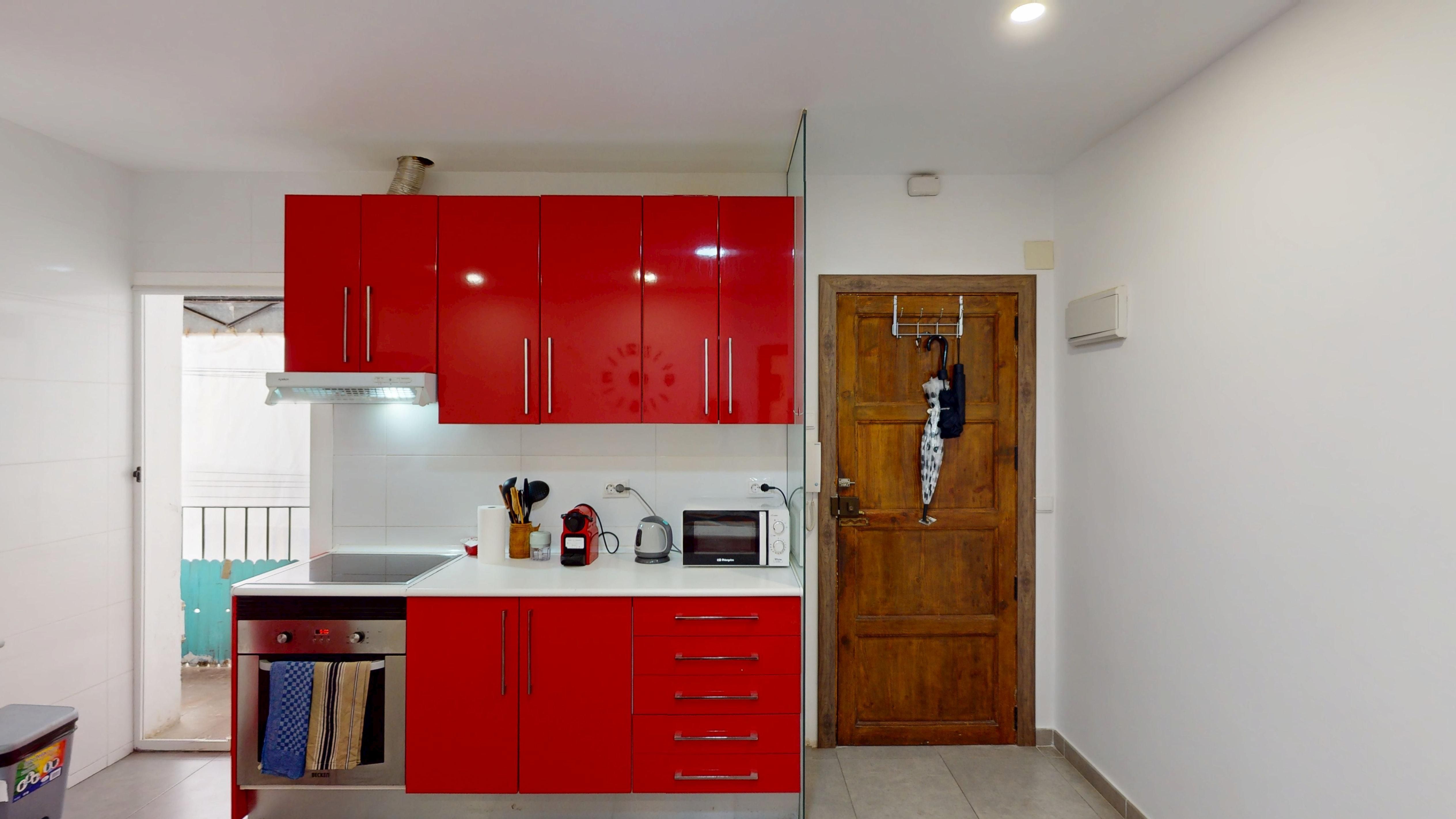 Kitchen of Flat for sale in  Valencia Capital  with Balcony