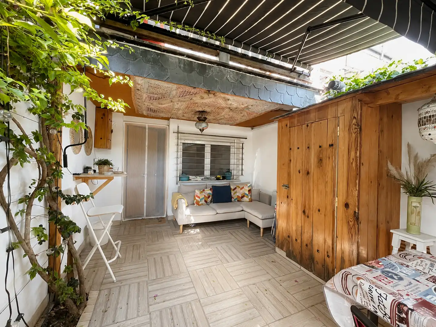 Terraza de Dúplex en venta en Madrid con Aire acondicionado, Calefacción y Jardín privado