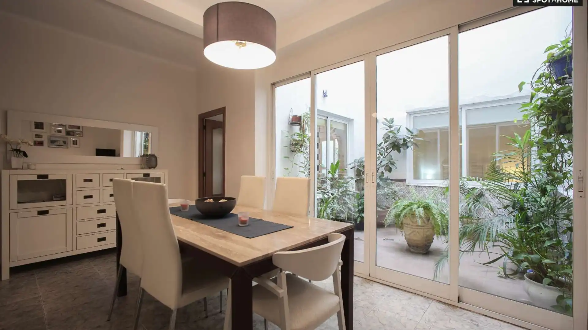 Dining room of Apartments for share in  Valencia Capital  with Air Conditioner, Heating and Terrace