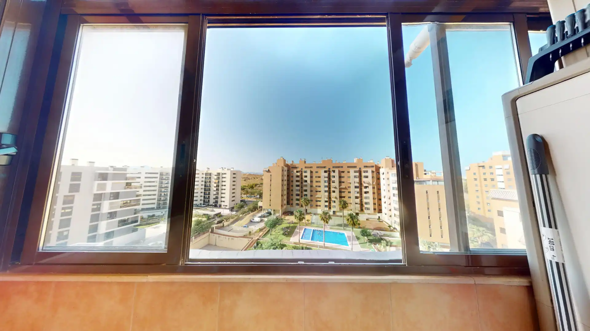 Balcony of Attic for sale in Alicante / Alacant  with Air Conditioner, Heating and Parquet flooring