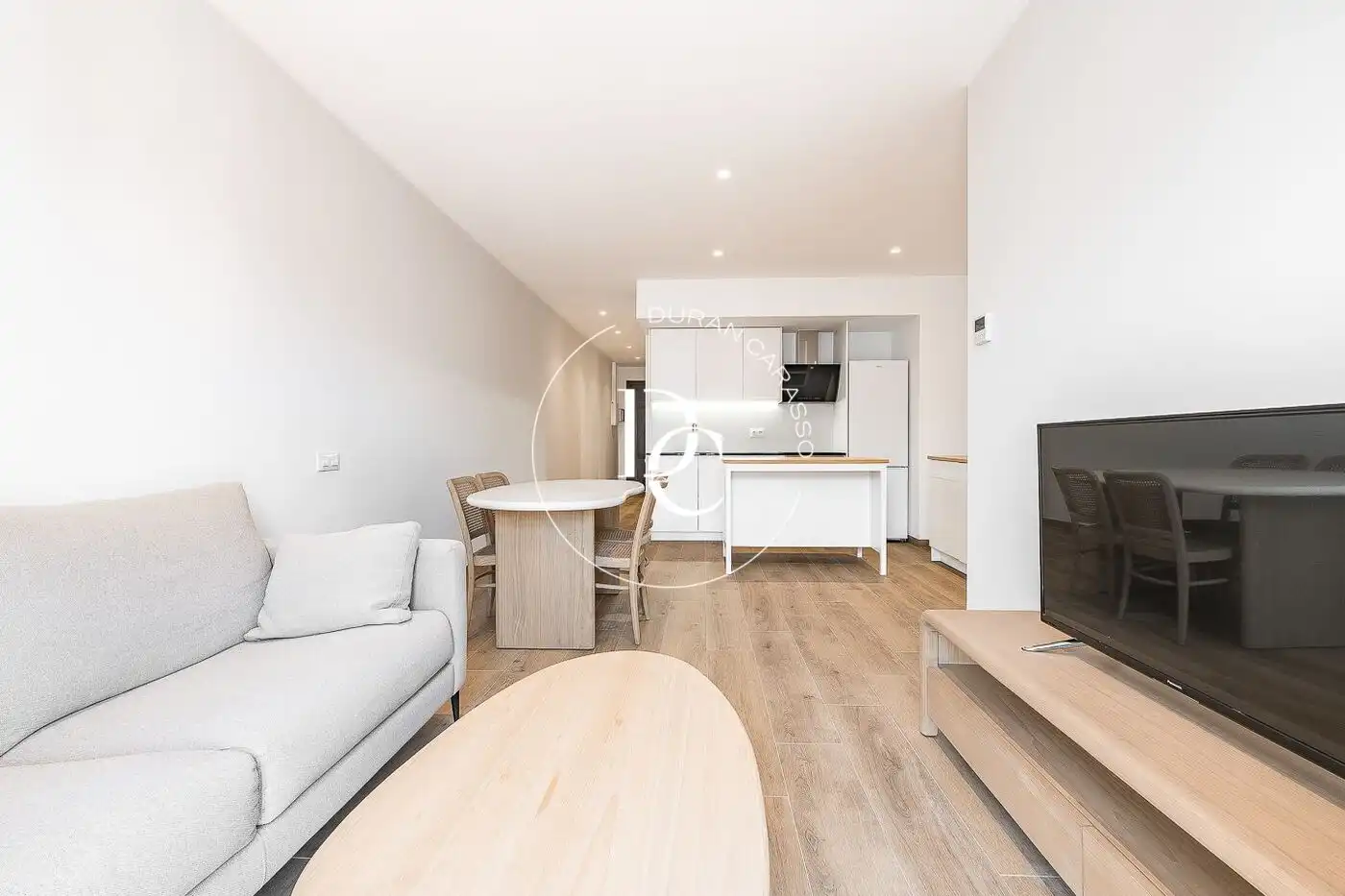 Living room of Flat for sale in Barcelona  with Air Conditioner, Heating and Terrace