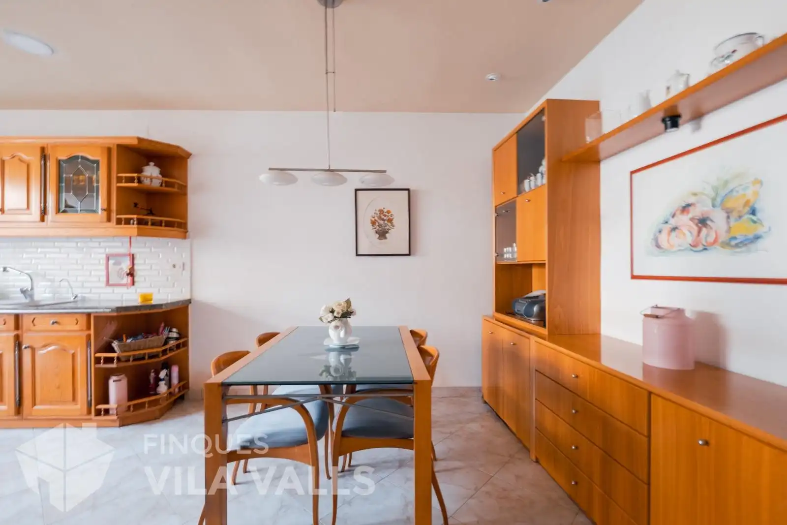 Menjador de Casa o xalet en venda en Caldes de Montbui amb Calefacció