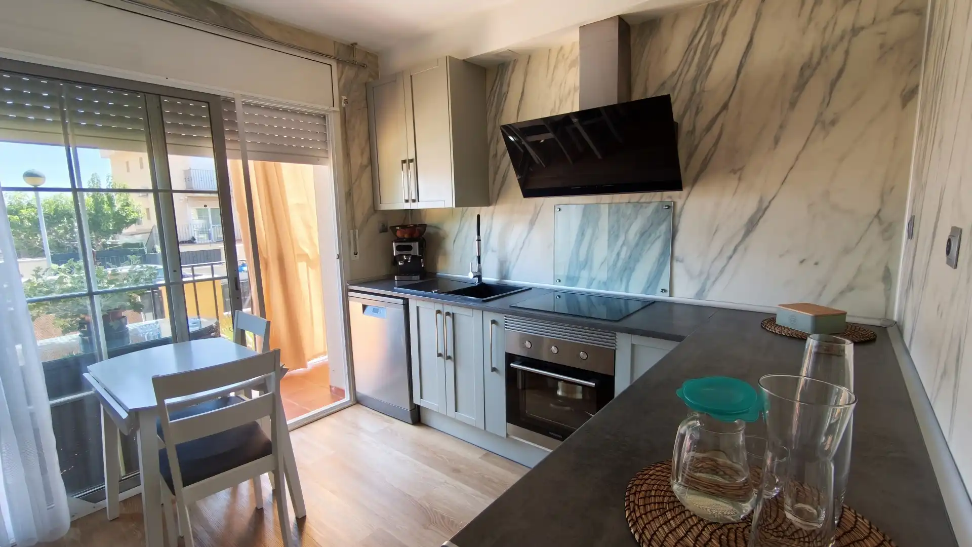 Cocina de Casa adosada en venta en Sant Salvador de Guardiola con Calefacción, Jardín privado y Parquet