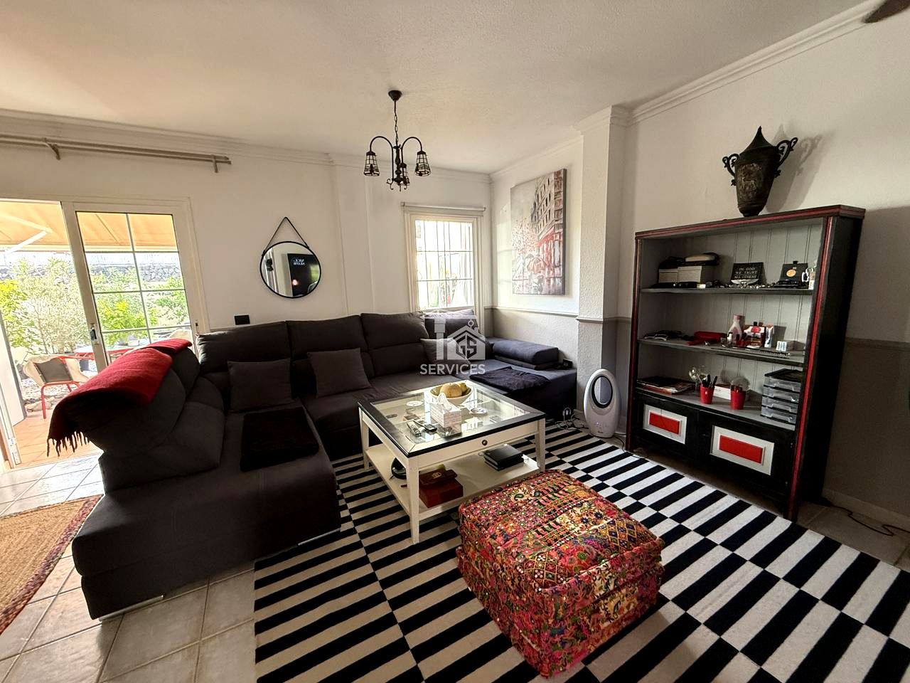 Living room of House or chalet for sale in Arona  with Air Conditioner, Private garden and Terrace