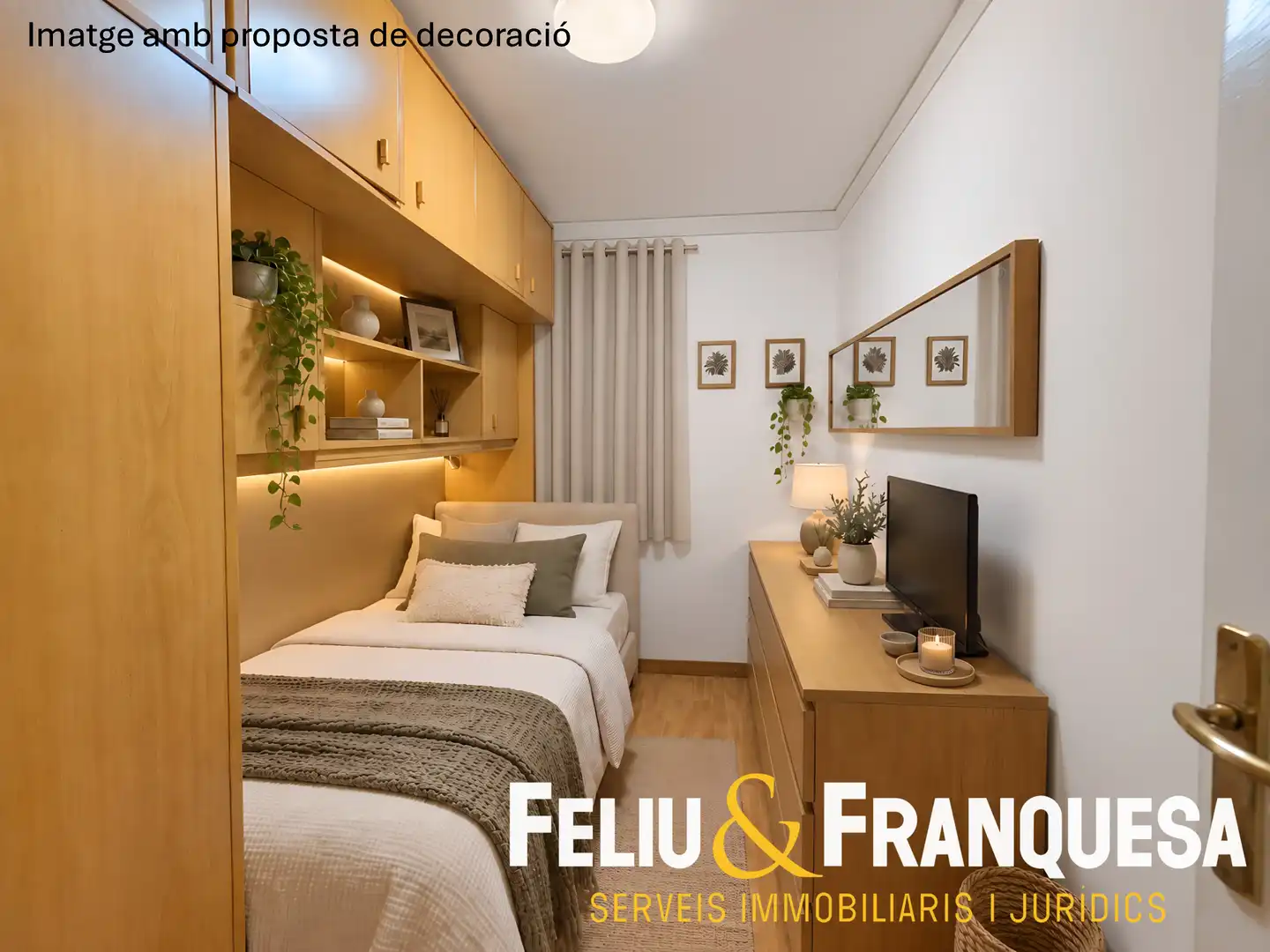 Bedroom of Flat for sale in El Coll