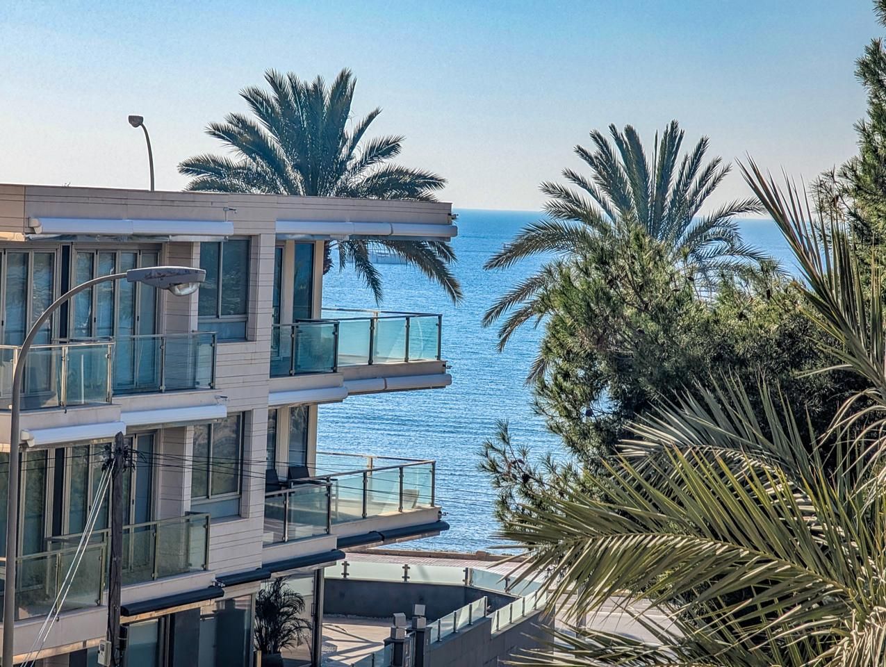 Exterior view of Flat for sale in Santa Pola  with Air Conditioner, Terrace and Swimming Pool