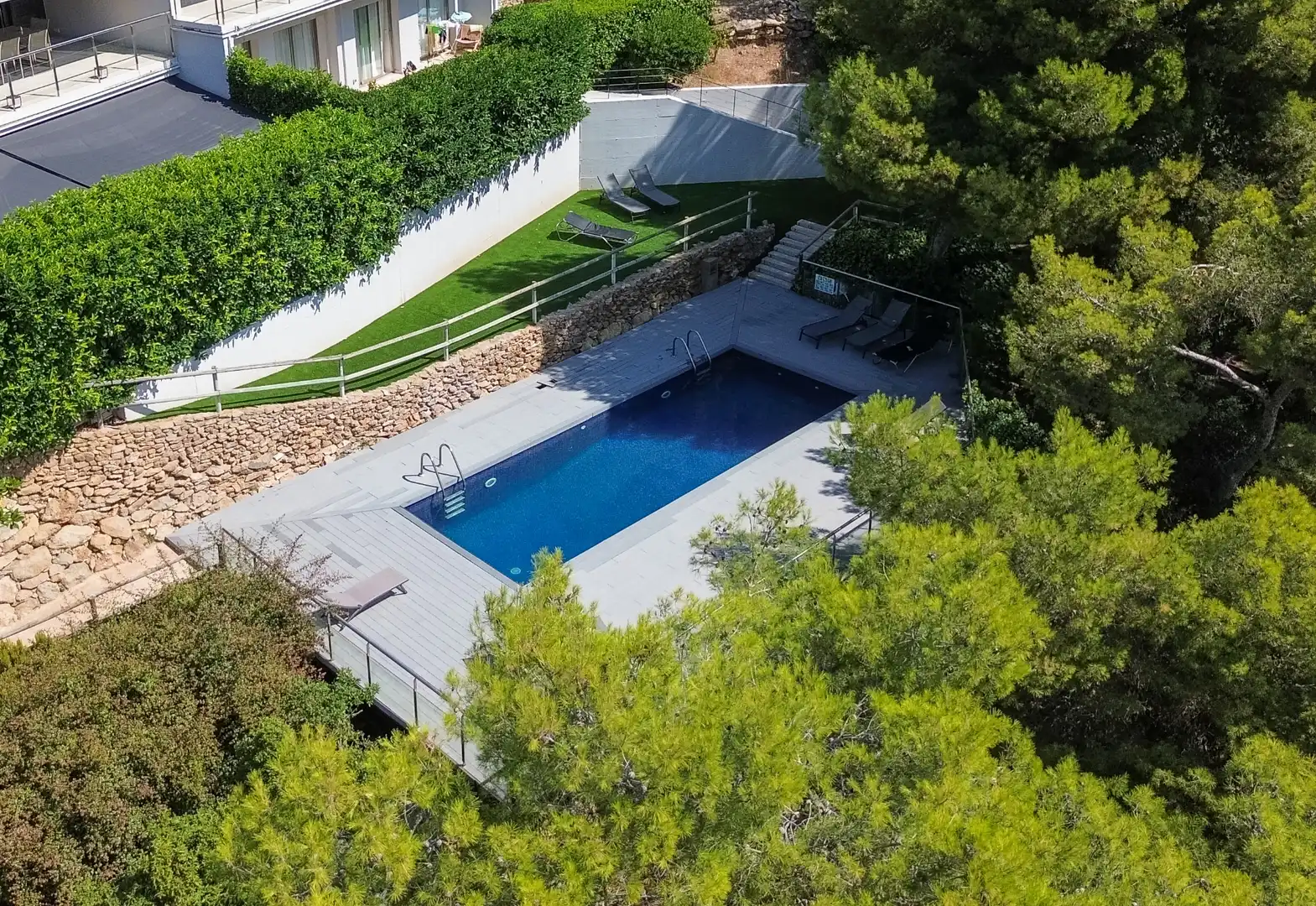 Swimming pool of Duplexes for sale in Aiguafreda - Sa Tuna