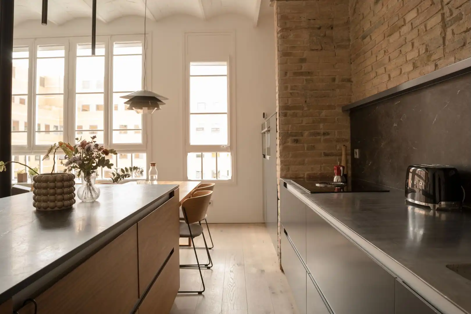 Cocina de Piso en venta en Barcelona con Aire acondicionado, Calefacción y Parquet