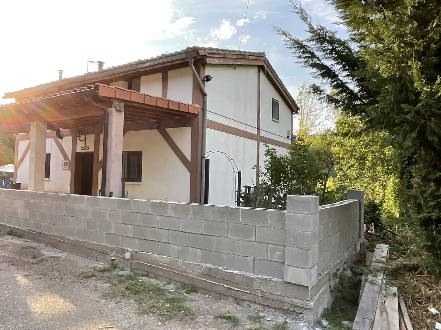 Exterior view of Country homes for sale in Bobadilla  with Parquet flooring, Terrace and Storage room