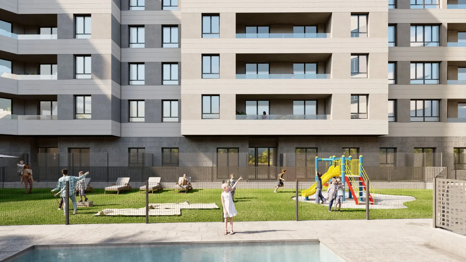 Vista exterior de Piso en venta en Palencia con Aire acondicionado, Calefacción y Terraza
