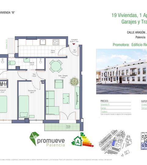 Foto 2 de Piso en venta en Paseo del Otero, 59, El Cristo, Palencia Capital