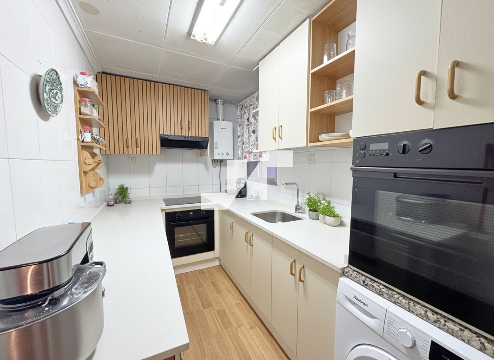 Kitchen of Flat for sale in Vila-real  with Air Conditioner and Terrace