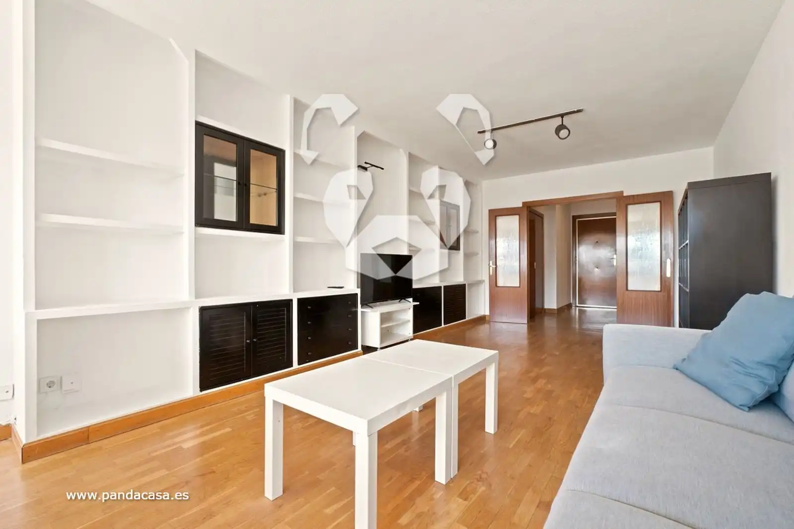 Wohnzimmer von Wohnung zur Miete in Madrid mit Heizung und Möbliert