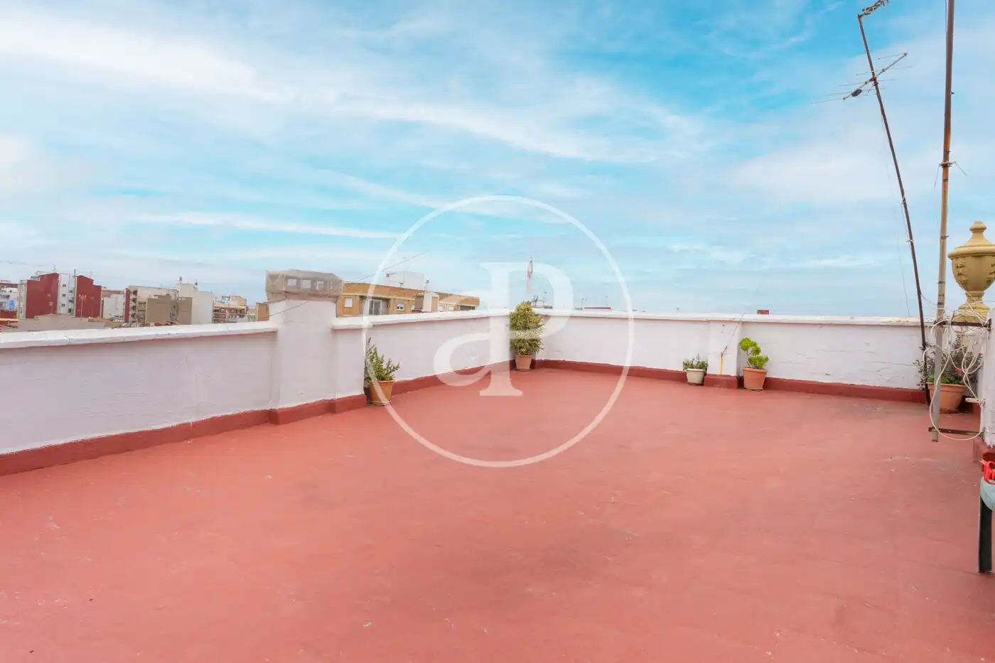 Terrace of Flat for sale in Valencia  with Heating, Terrace and Balcony