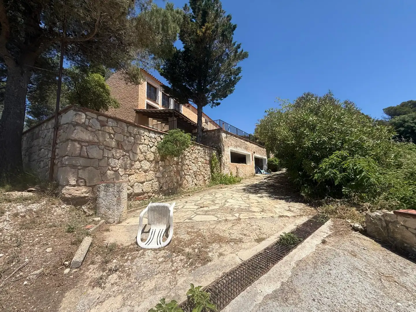 Vista exterior de Casa o chalet en venta en Querol con Jardín privado, Terraza y Piscina