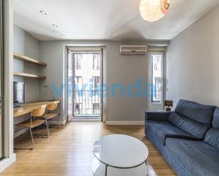 Living room of Study to rent in  Madrid Capital  with Air Conditioner, Heating and Terrace