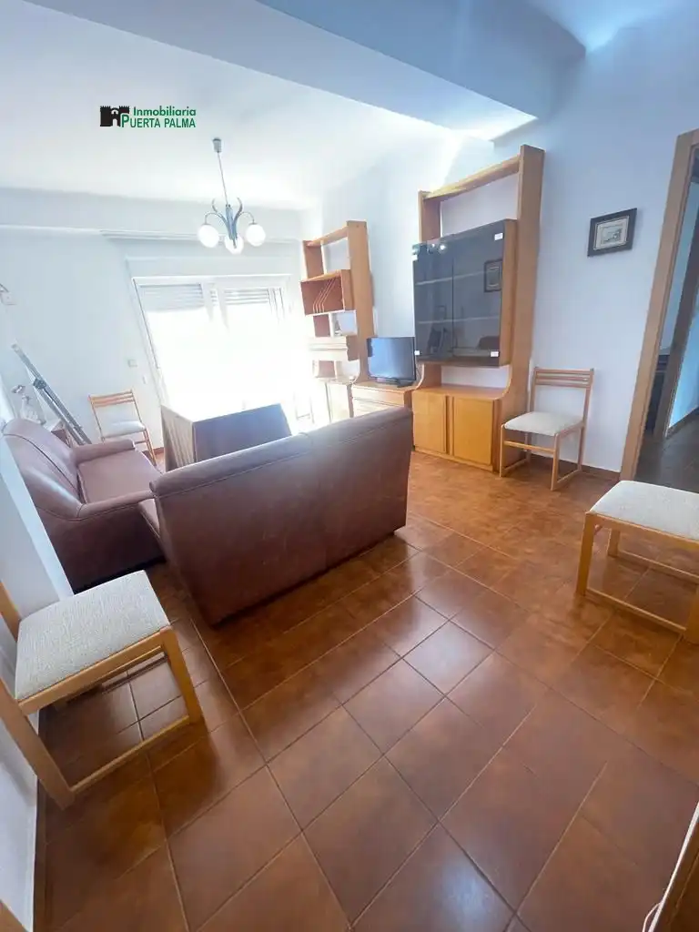 Sala de estar de Piso de alquiler en Badajoz con Amueblado y Balcón