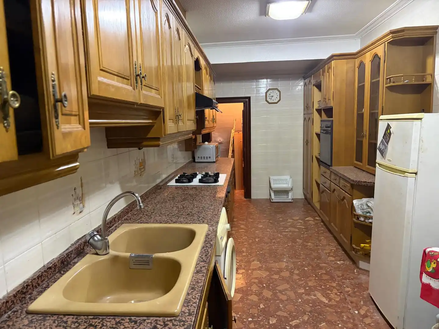 Kitchen of Flat for sale in Sax  with Terrace, Storage room and Microwave