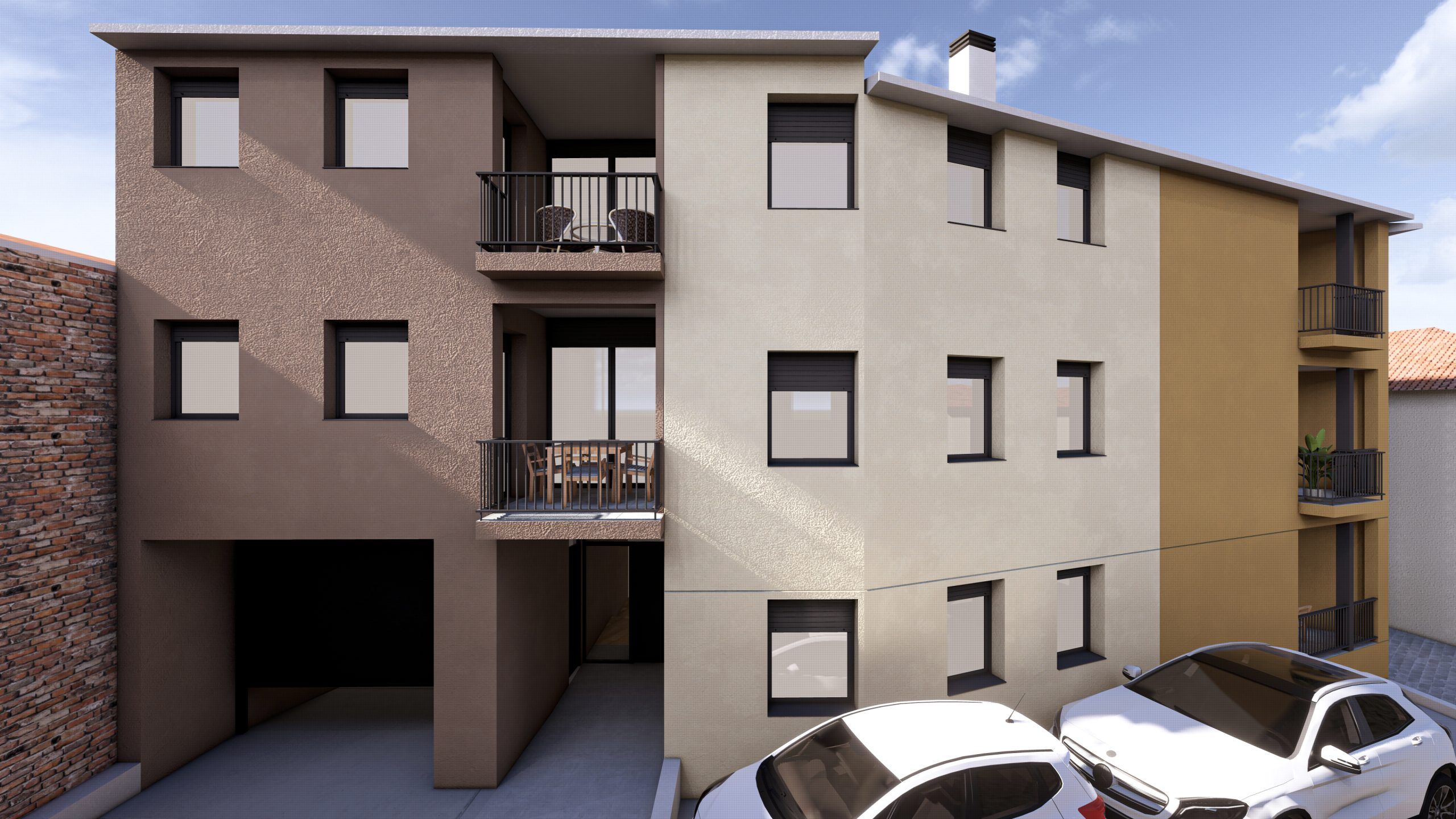 Exterior view of Flat for sale in Vacarisses