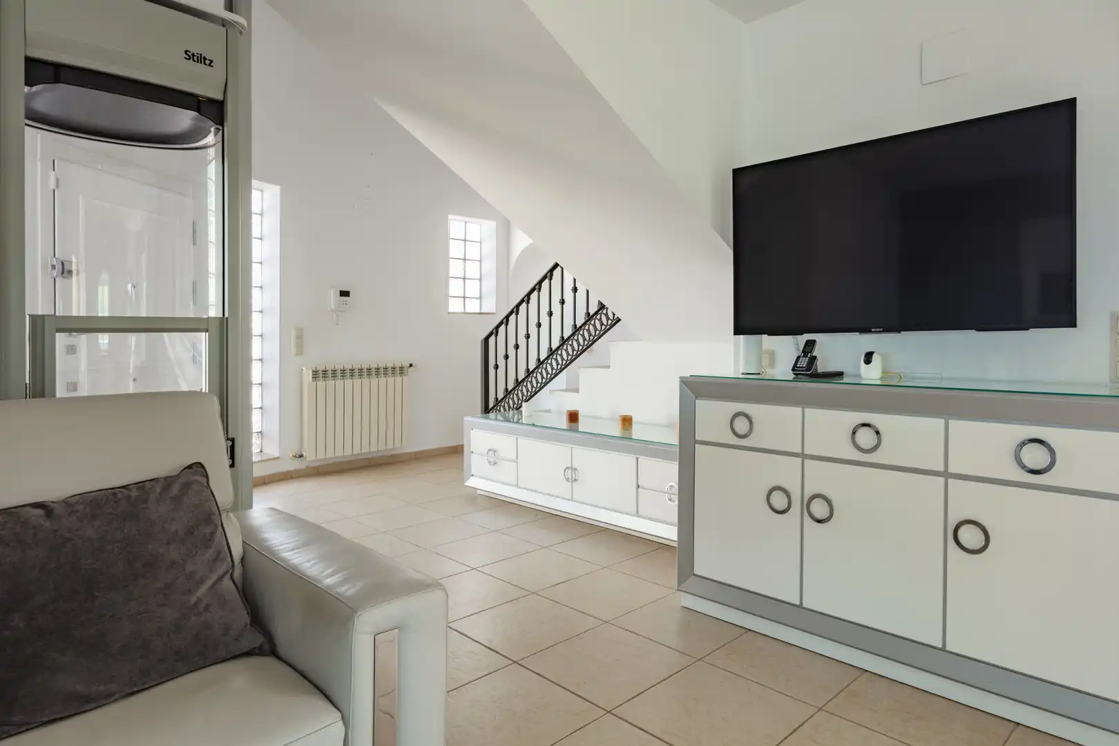 Sala de estar de Casa o chalet en venta en Jávea / Xàbia con Aire acondicionado, Jardín privado y Terraza