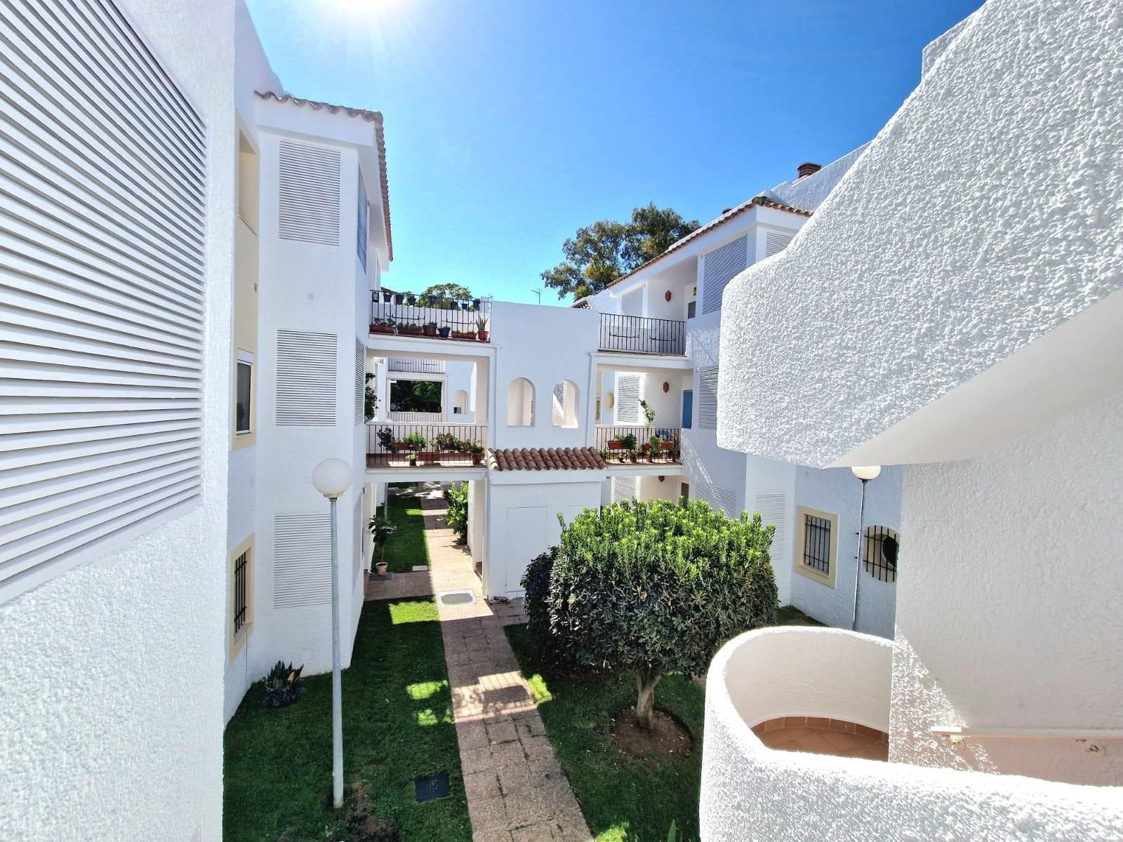 Exterior view of Flat for sale in Rota  with Air Conditioner, Private garden and Terrace