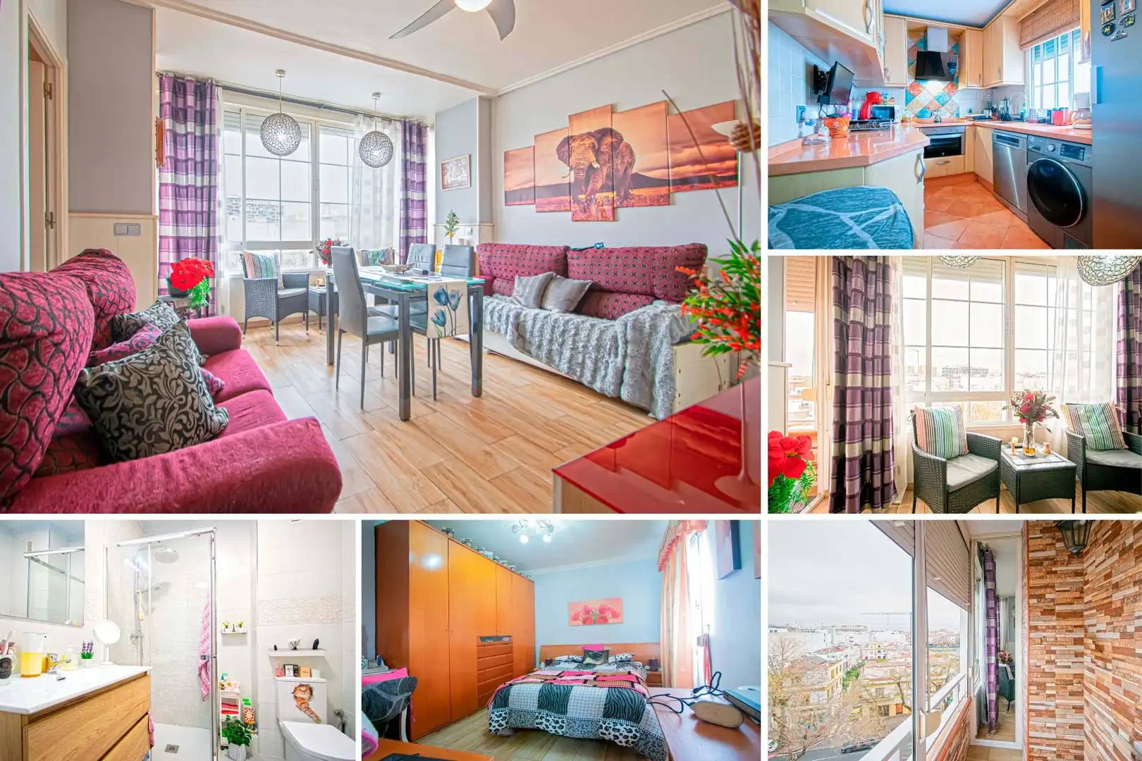 Bedroom of Flat for sale in  Sevilla Capital  with Air Conditioner and Terrace