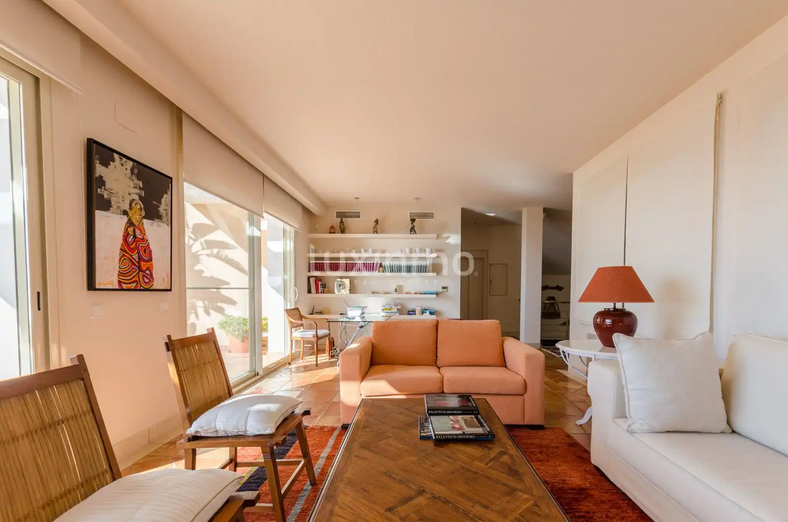 Sala de estar de Casa o chalet en venta en Altea con Aire acondicionado, Calefacción y Jardín privado