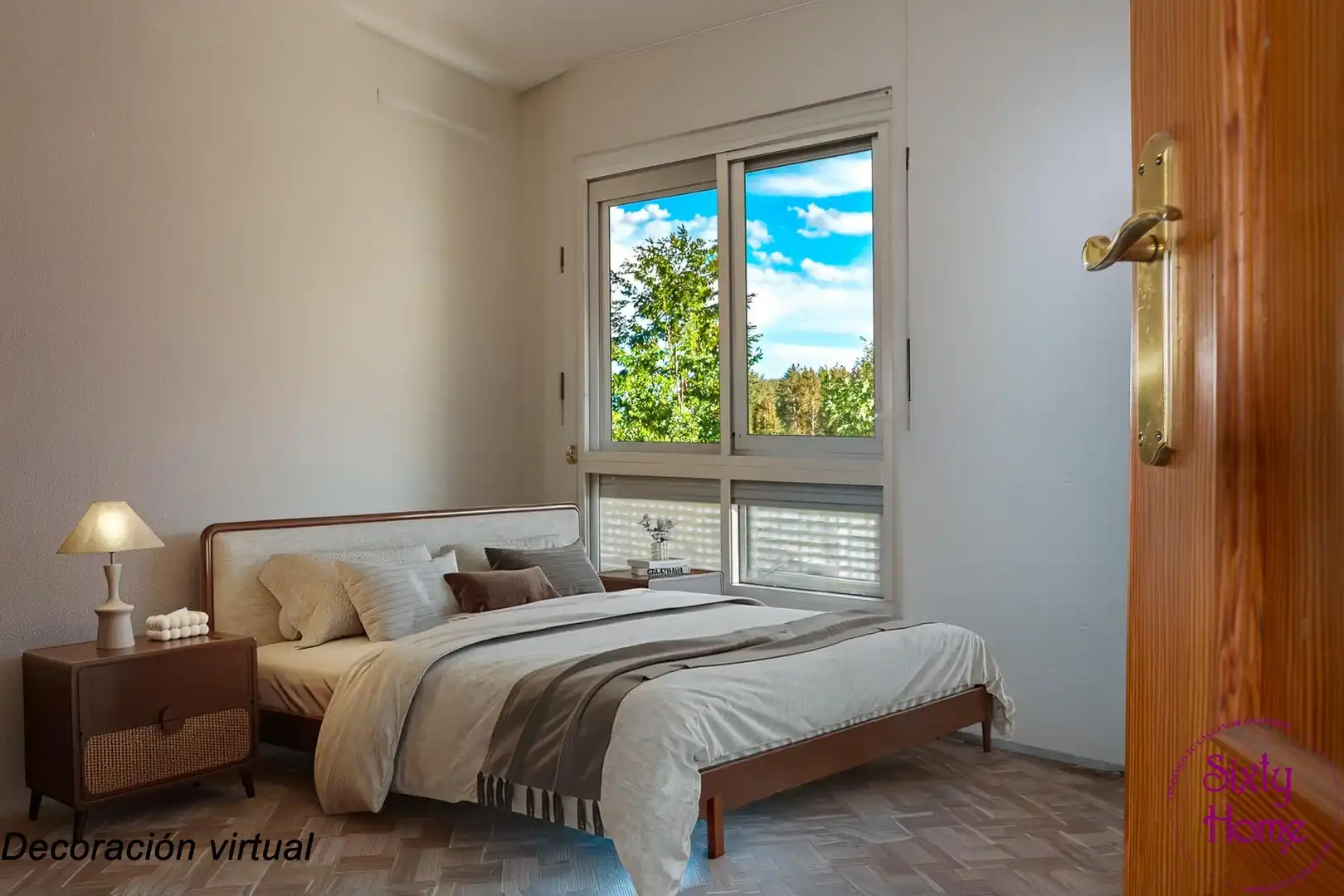 Dormitori de Casa o xalet en venda en San Mateo de Gállego amb Jardí privat, Terrassa i Traster