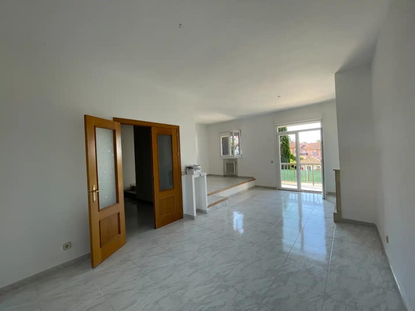 Sala de estar de Casa o chalet de alquiler en San Agustín del Guadalix con Aire acondicionado, Calefacción y Jardín privado