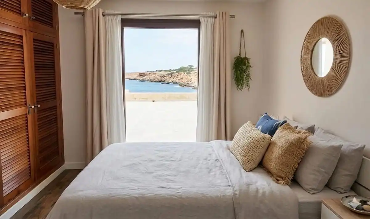 Bedroom of Detached homes for sale in Sant Josep de sa Talaia  with Air Conditioner, Heating and Private garden