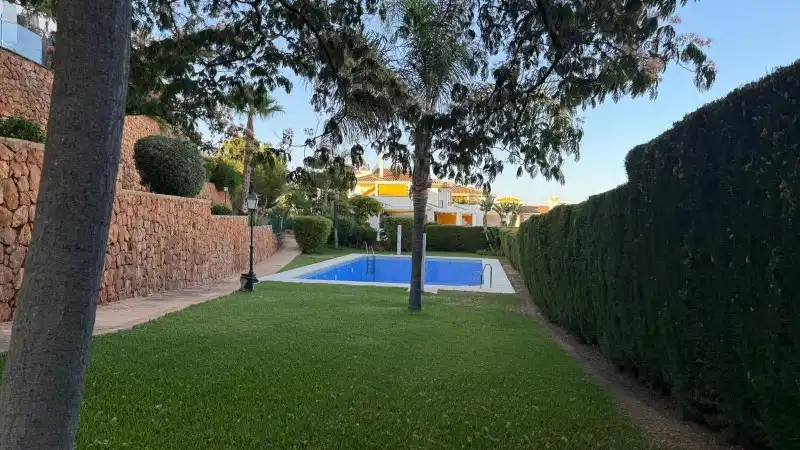 Garden of Detached homes for sale in Benalmádena  with Air Conditioner, Terrace and Swimming Pool