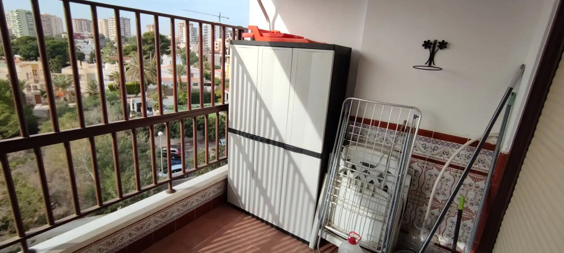Terraza de Piso de alquiler en Roquetas de Mar con Aire acondicionado, Calefacción y Terraza