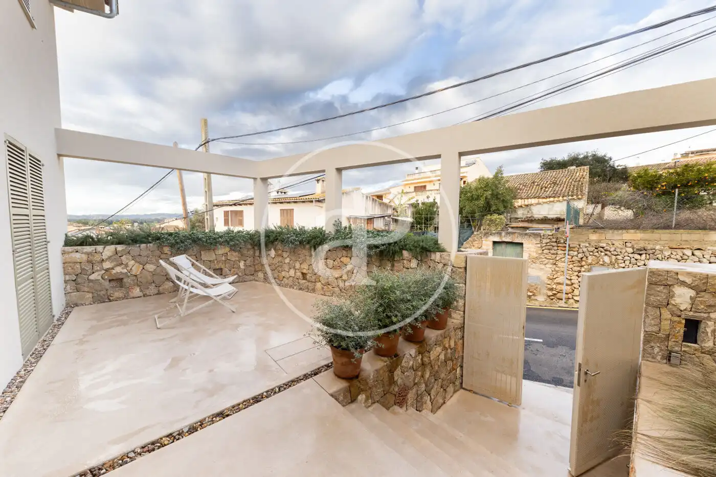 Terraza de Casa o chalet en venta en Búger con Aire acondicionado, Calefacción y Jardín privado