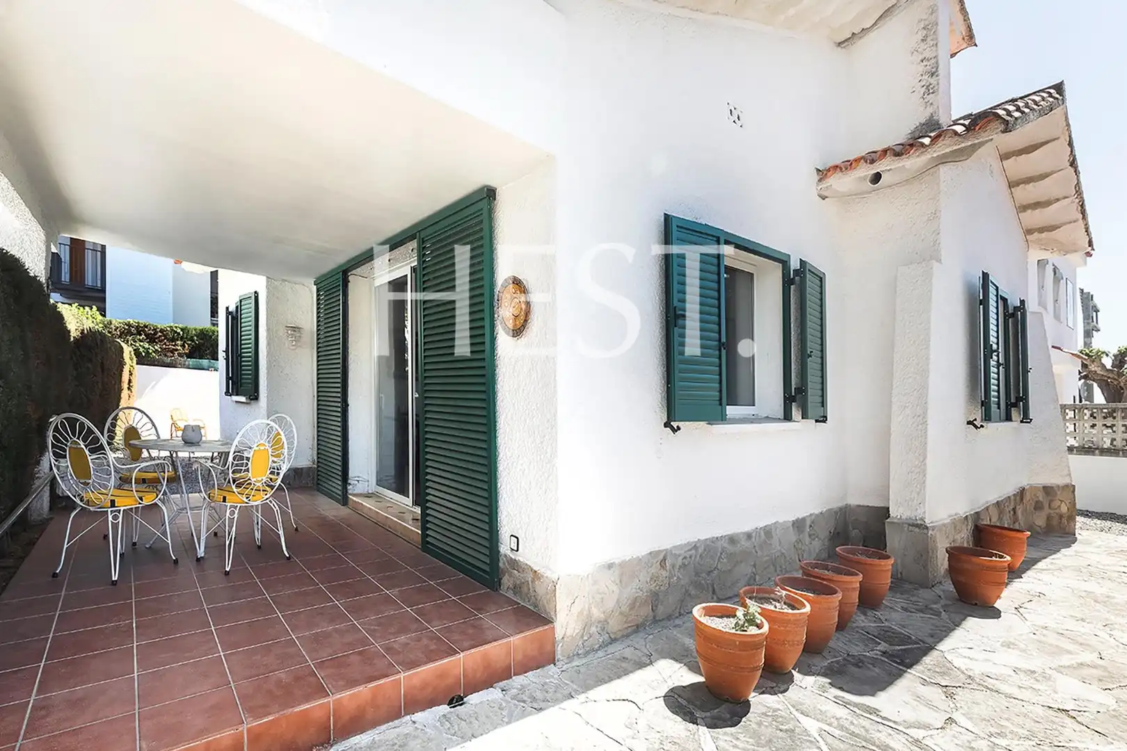 Vista exterior de Casa o xalet en venda en Caldes d'Estrac amb Jardí privat i Moblat
