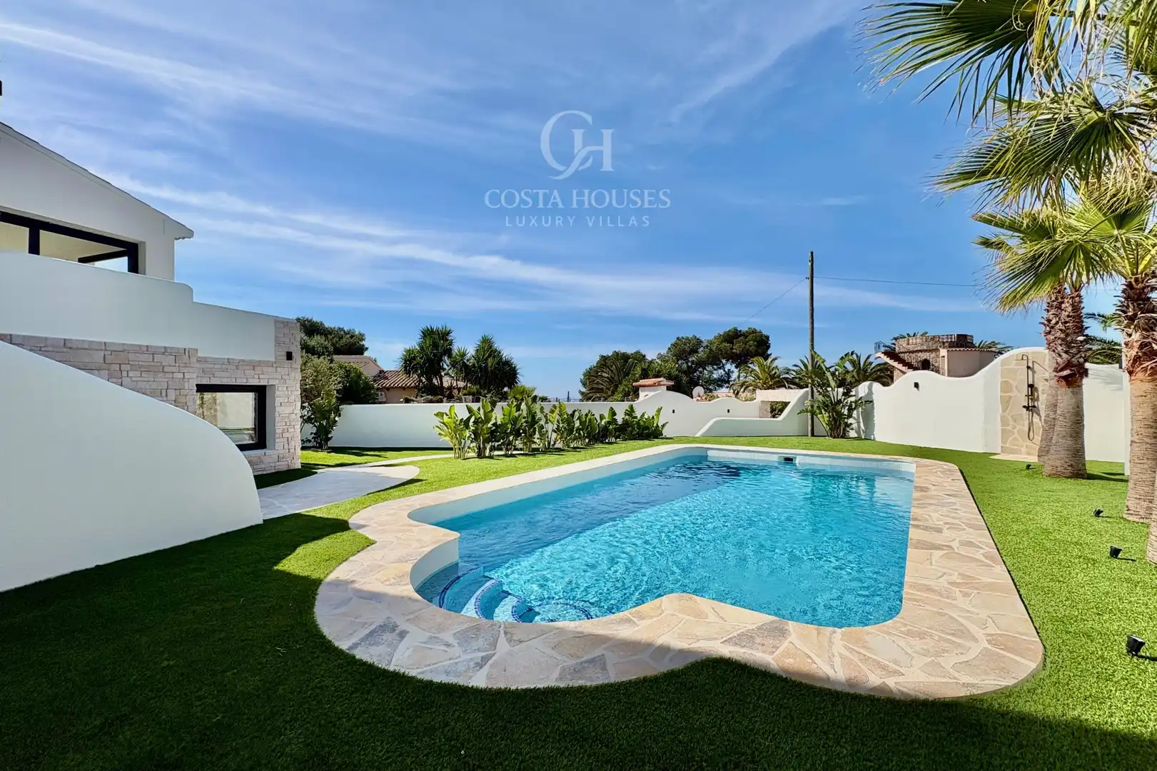 Vista exterior de Casa o xalet en venda en Jávea / Xàbia amb Aire condicionat, Calefacció i Jardí privat
