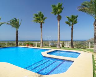 Swimming pool of Flat for sale in Pedreguer  with Air Conditioner, Heating and Terrace