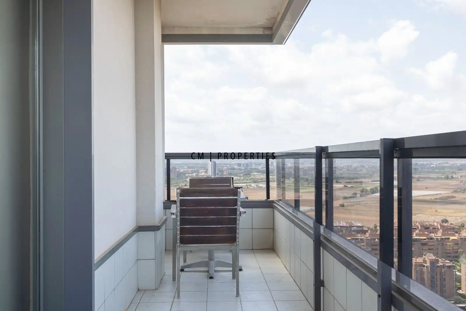 Balcony of Flat for rent in Valencia  with Air Conditioner, Heating and Terrace