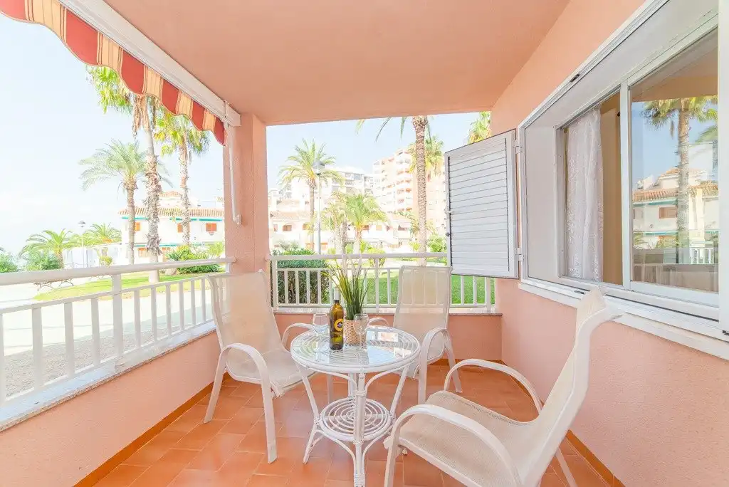 Bedroom of Flat for sale in La Manga del Mar Menor  with Terrace and Furnished