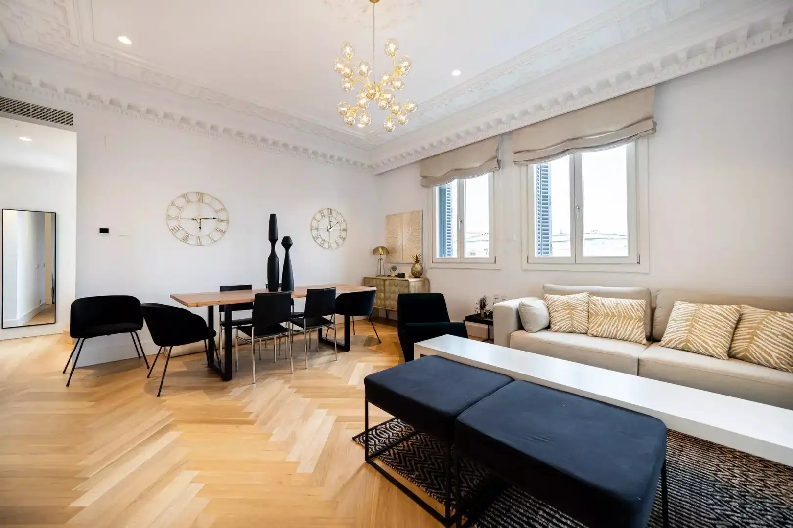 Sala d'estar de Àtic en venda en Madrid amb Aire condicionat, Calefacció i Terrassa