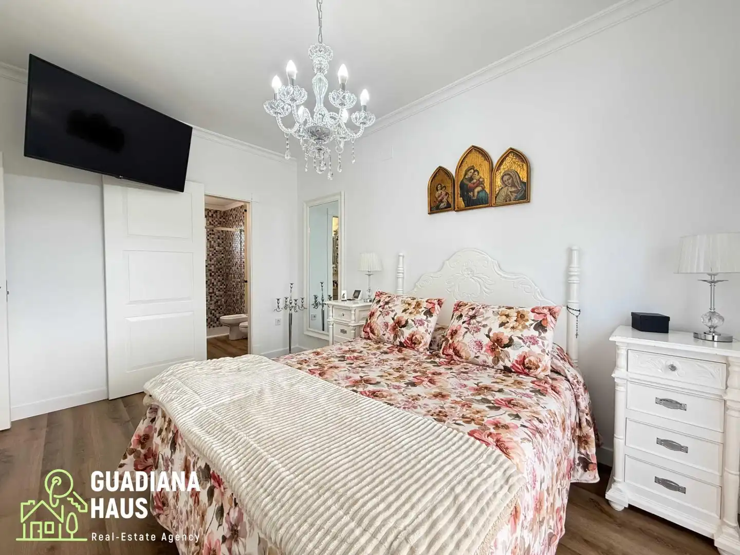 Dormitori de Apartament en venda en Ayamonte amb Aire condicionat, Jardí privat i Terrassa