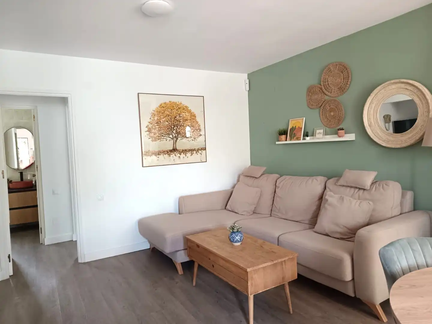 Sala de estar de Casa adosada en venta en Rincón de la Victoria con Aire acondicionado, Terraza y Amueblado