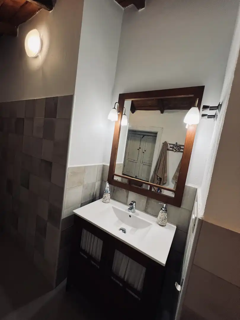 Badezimmer von Haus oder Chalet zur Miete in Adeje mit Klimaanlage, Privatgarten und Terrasse