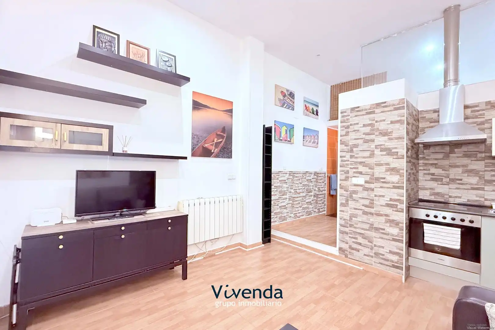 Living room of Flat for sale in Madrid  with Air Conditioner and Heating