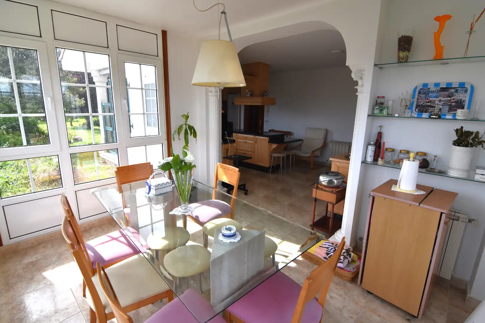 Dining room of Houses for sale in Sada (A Coruña)  with Heating, Private garden and Parquet flooring